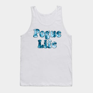 Tie Dye Blue Pogue Life Tank Top